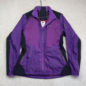 Helly Hansen Odin Jacket Polartec Womens Medium Purple H2flow HellyTech